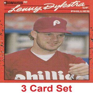 Lenny Dykstra MLB Card Collection